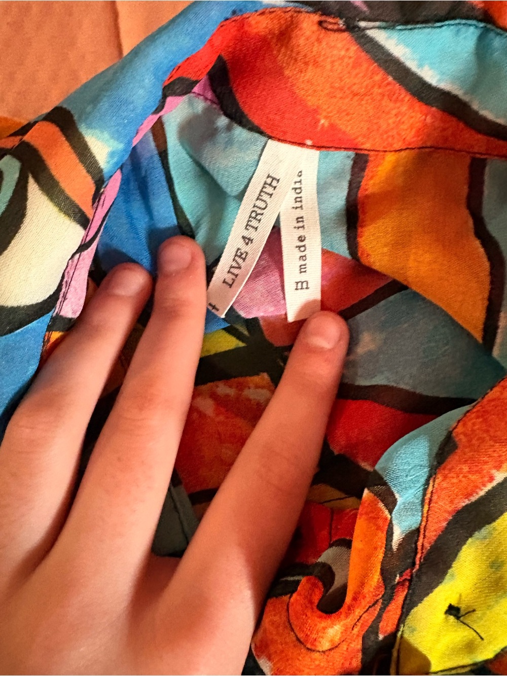 Live 4 Truth Vibrant Multicolor Abstract Blazer - Picture 3 of 4